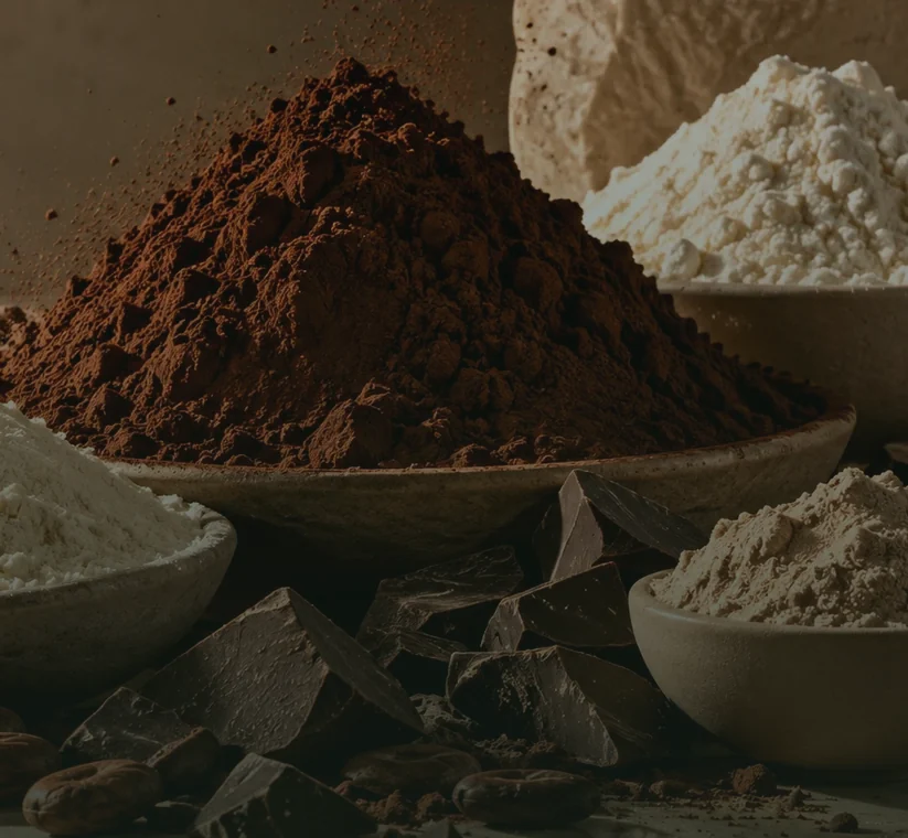 Cacao en polvo, ingrediente para la industria alimentaria